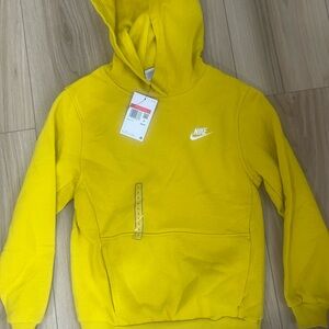 Nike Bright Yellow Pullover Hoodie